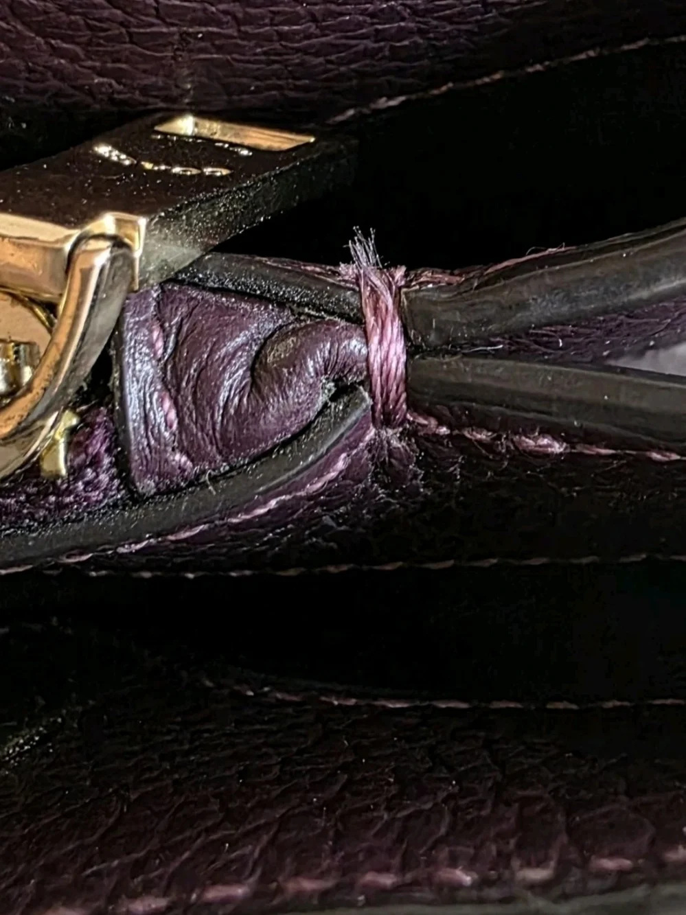 Authentic Coach Brooke Chain Carryall in Oxblood (Style F37796)